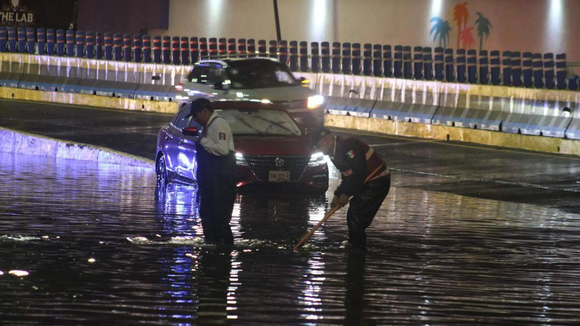 inundaciones causadas por las lluvias en Puebla